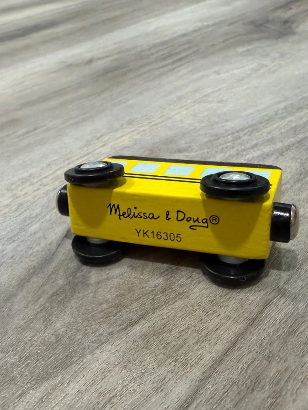 Melissa & Doug Wooden Magnetic Train Cars Lot of 4